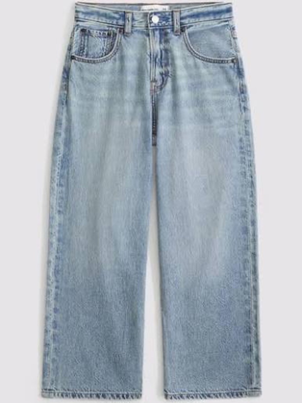 Zara Boys Light Blue Ultra Baggy Jeans
